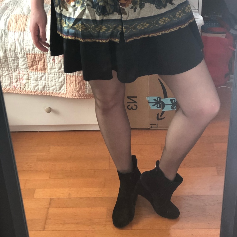 Bcbgeneration Suede Wedge Booties - image 4